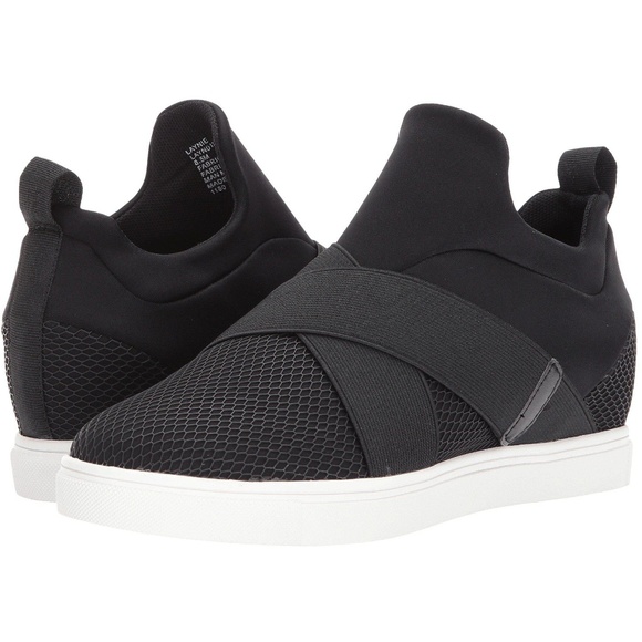 steve madden laynie wedge sneaker